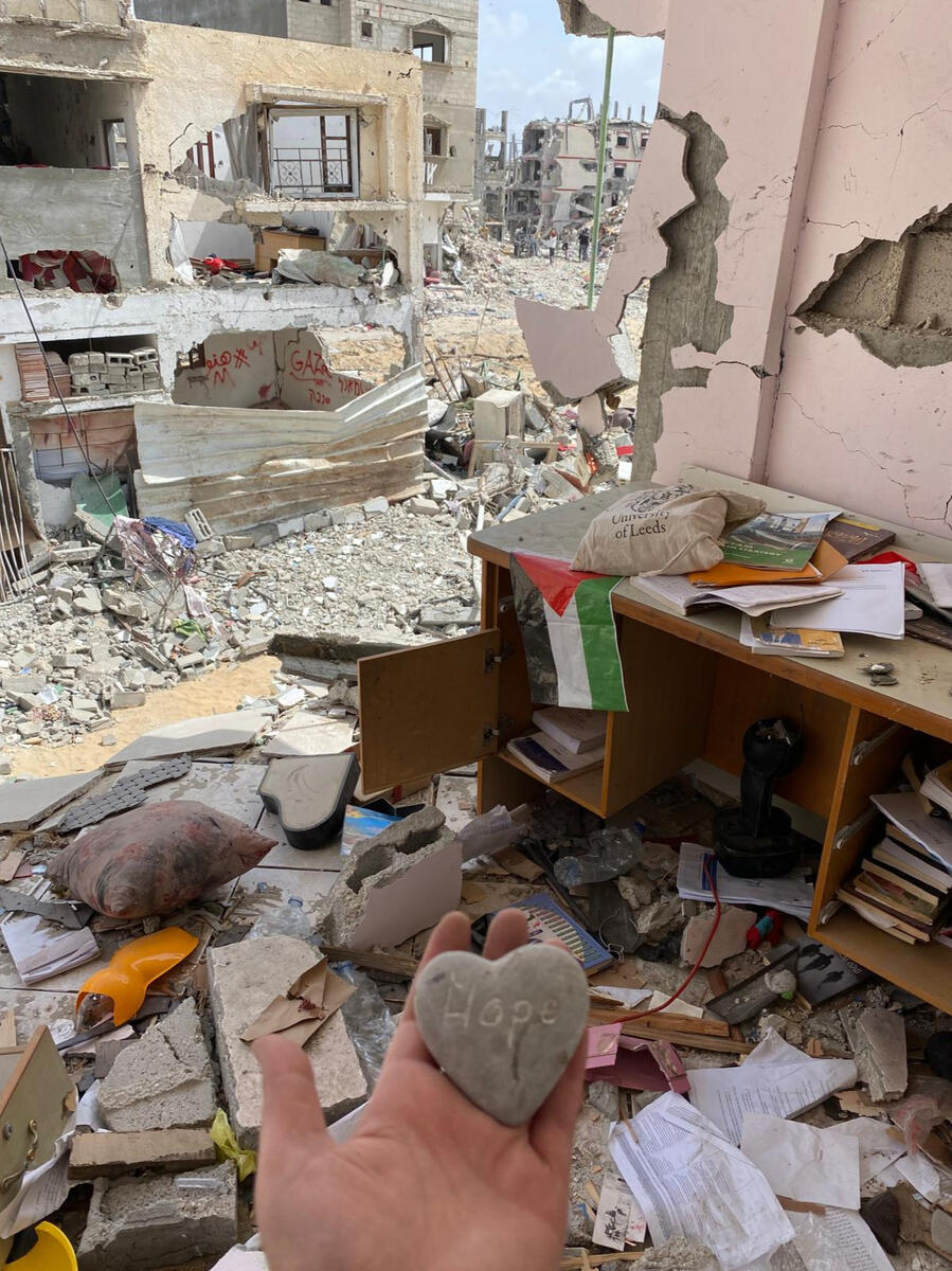 een hart met "hope" een hart met "hope"